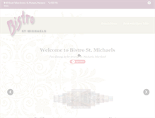 Tablet Screenshot of bistrostmichaels.com